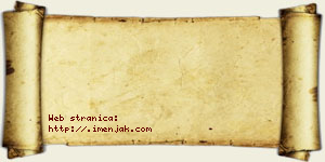 Andreja Dedinac vizit kartica